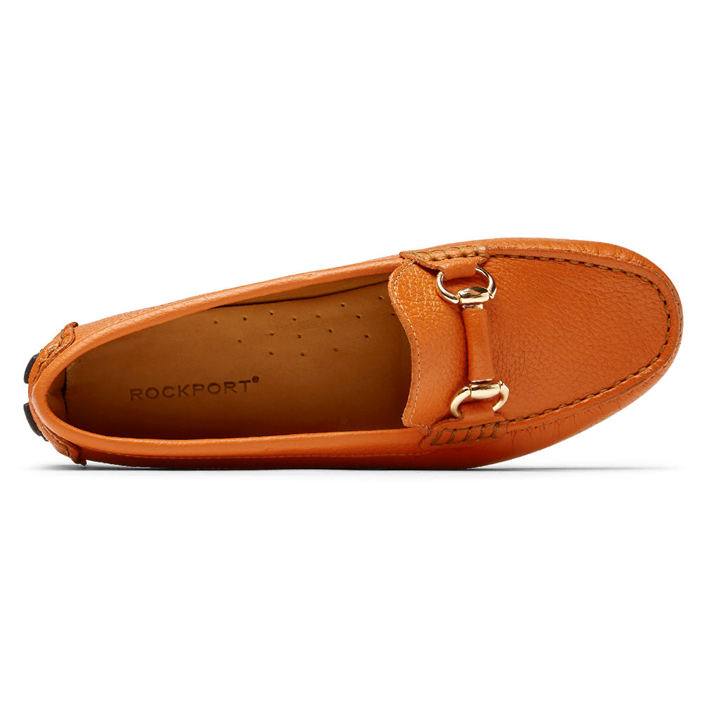 Mocasines Rockport Mujer Mexico - Bayview Bit Keeper Naranjas - PRVWT2394